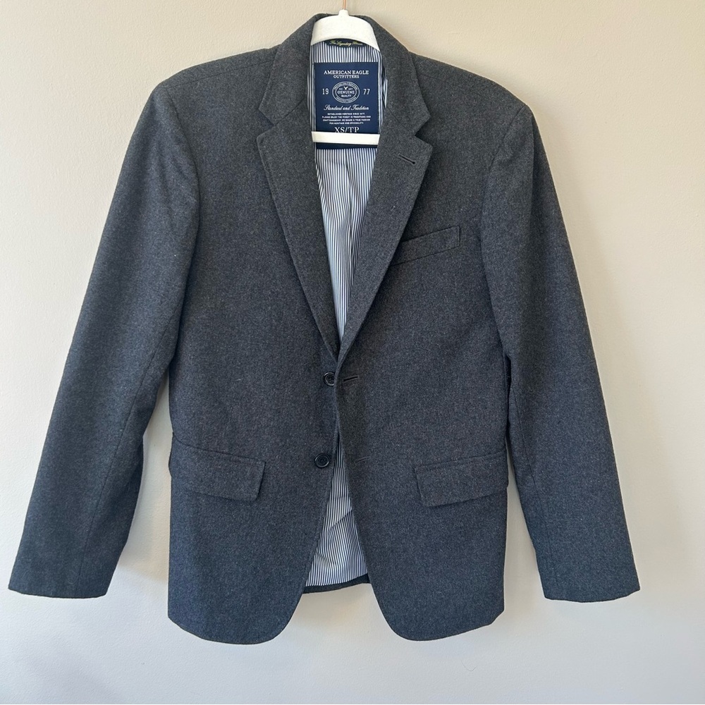 American Eagle Outfitters Charcoal Blazer